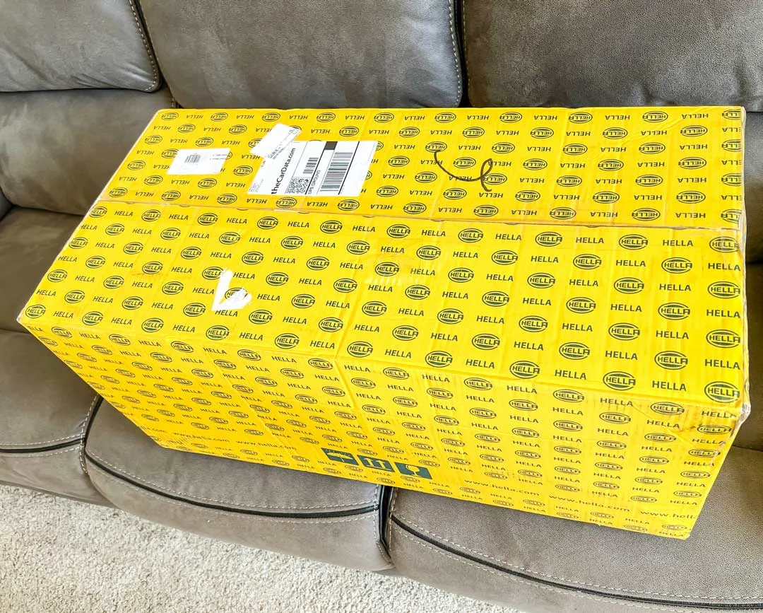 fcp euro BMW F10 hella headlights in the box