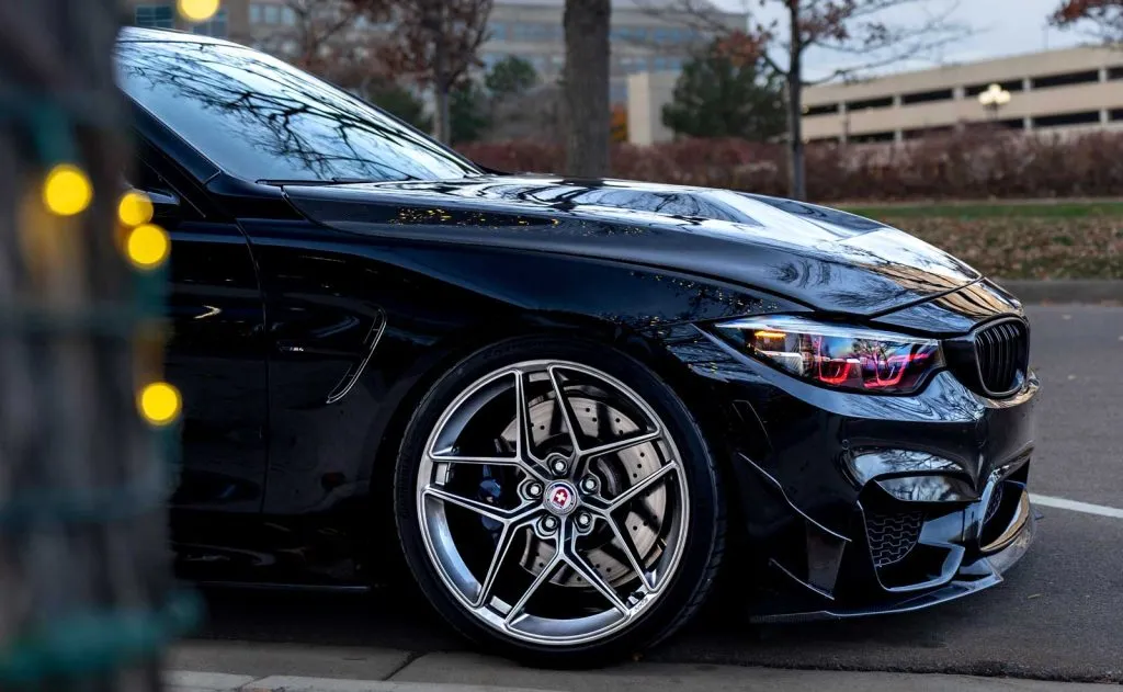 hre ff11 wheels on black bmw m4