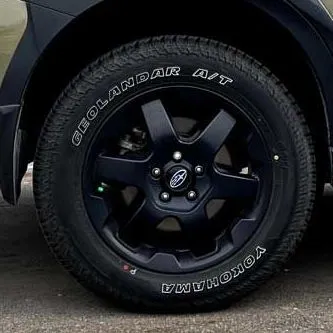 yokohama geolander a/t g015 on subaru outback wilderness