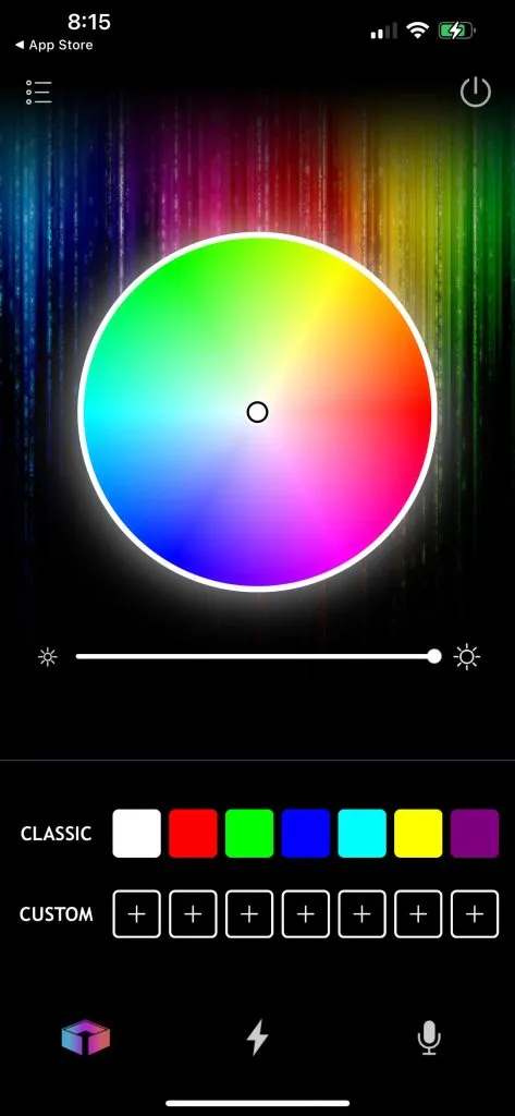 rgb headlight color control app