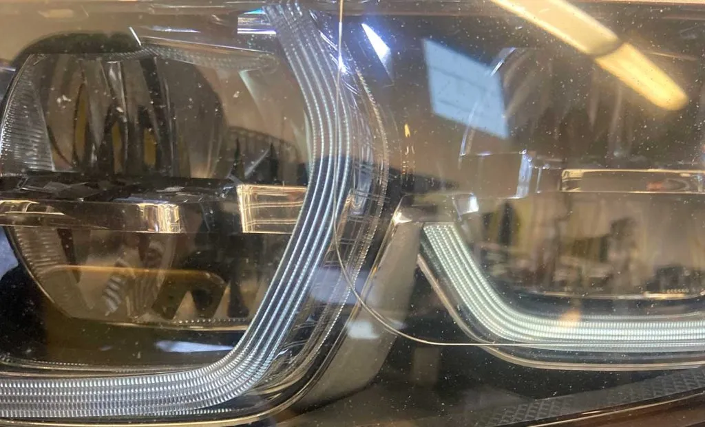 faulty rgb headlight module that looks very dim